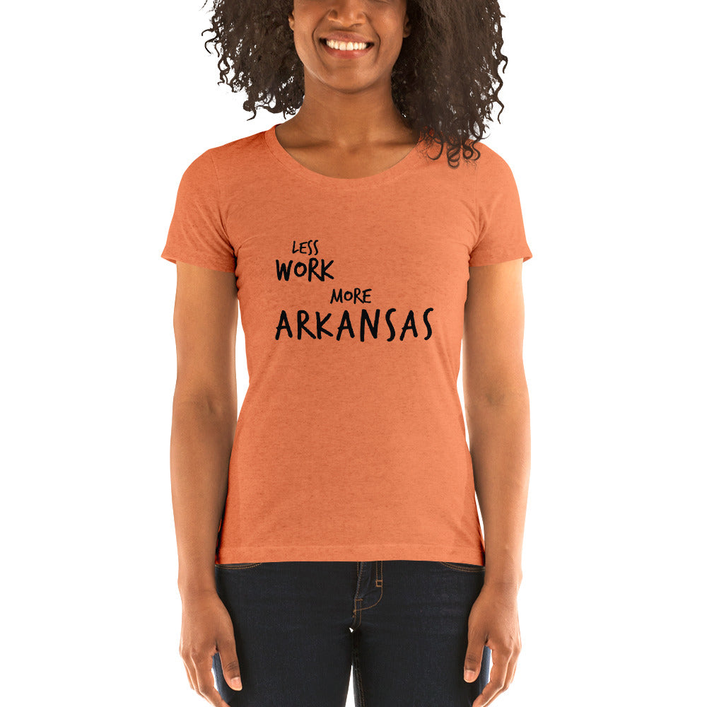 LESS WORK MORE ARKANSAS™ Women's Tri-blend